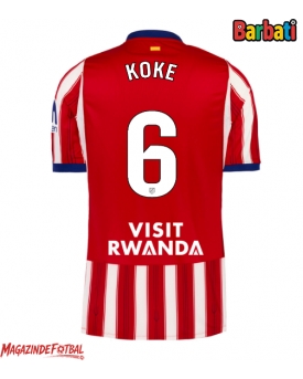 Atletico Madrid Koke #6 Tricou Fotbal Replică 2026-27 Barbati Acasa
